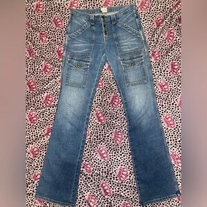 Joie Blue Flare & Wide Leg Jeans